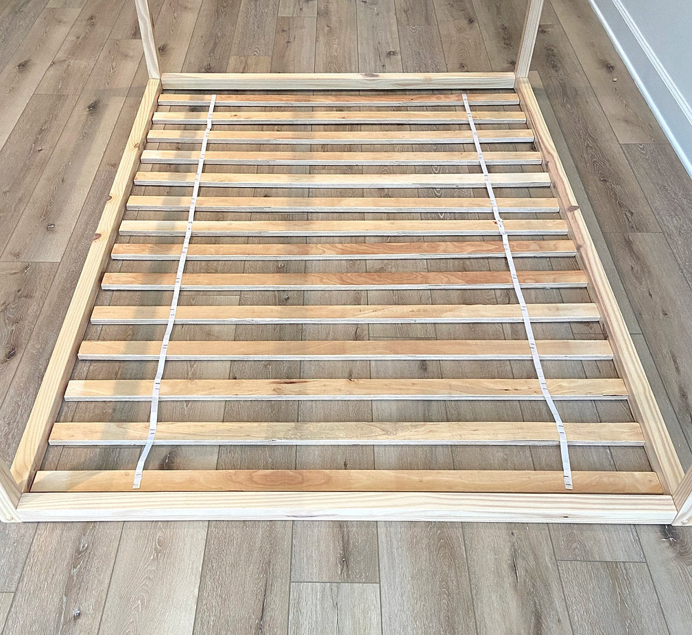 Twin Montessori Bed with Slats (H-102 TWIN & ST-102)
